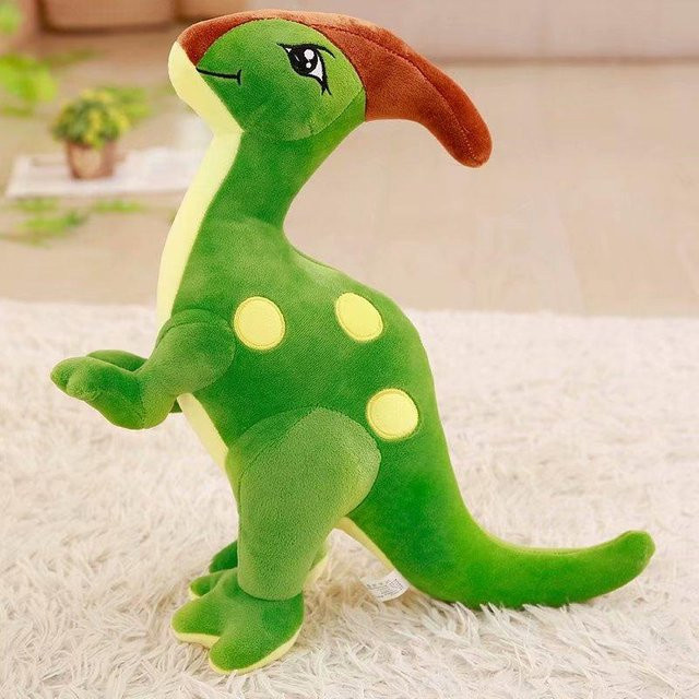 Parasaurolophus Stehender Dinosaurier Plüschtier, Blau Grün, ab 14 Jahren - Bild 1