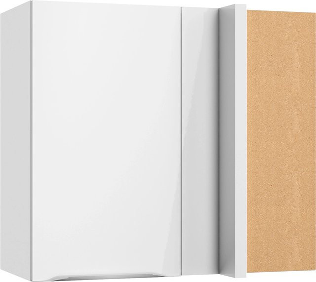 Optifit Küchen-Eckoberschrank Arvid986 in Weiß Glanz, B/H/T: 80 x 70,4 x 34,9 cm - Bild 1