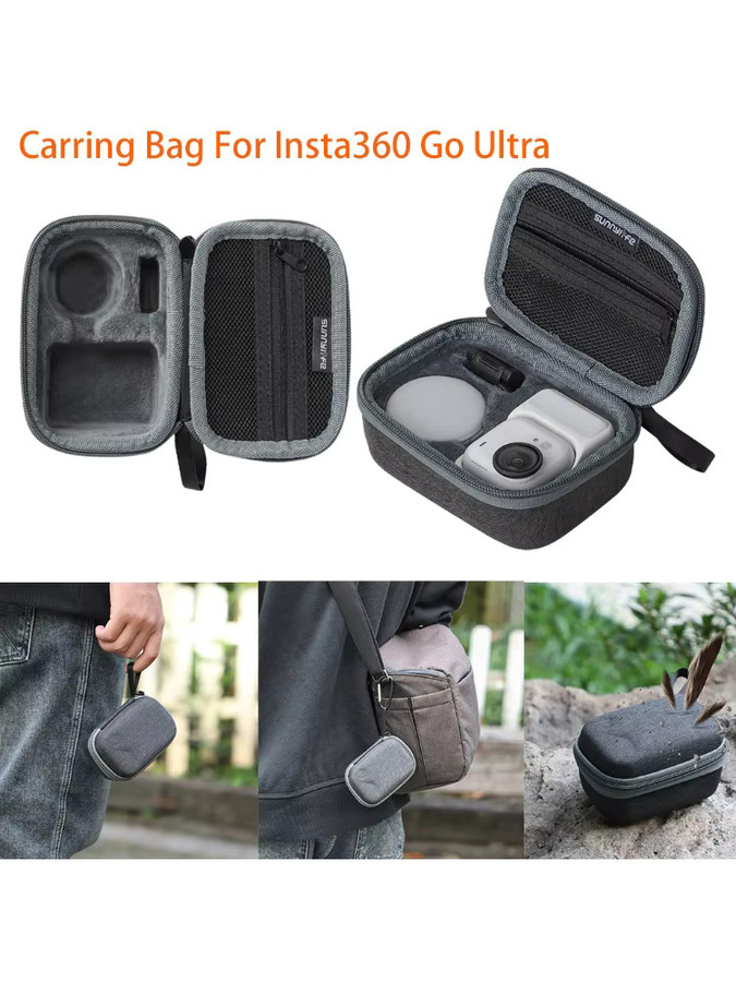 Insta360 GEHEN Ultra Kamera Tasche und Zubehör-Tragetasche in Grau - Bild 5