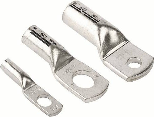 CellPack Presskabelschuh verzinnt 180 Grad M12 25mm2 Silber - Bild 1