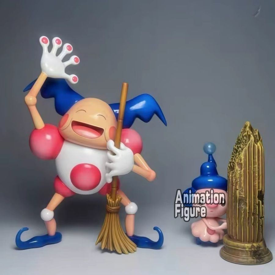 Bandai Pokemon Anime Figur Mr Mime aus PVC als Sammlerstück und Desktop-Ornament, Höhe: 5 cm bis 9 cm - Bild 3