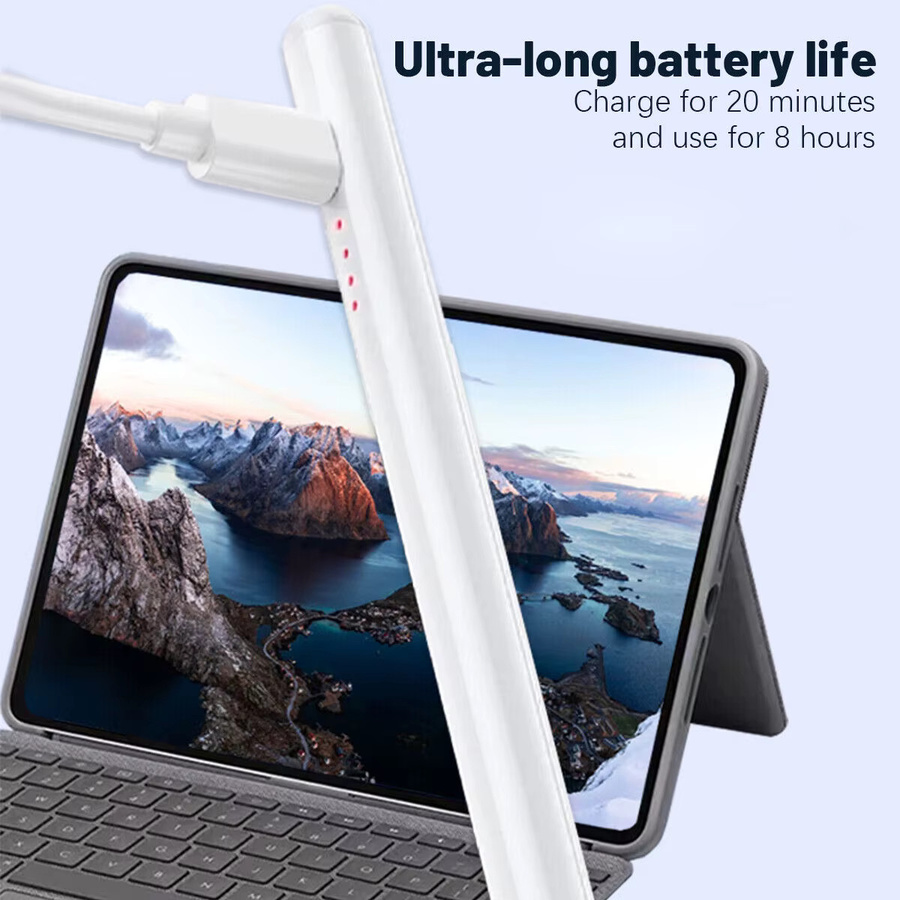 Sinbeda Universal-Eingabestift für Tablet und iPad, Touch-Stift für Huawei, Lenovo, Samsung, Xiaomi Redmi und Smartphones in Pink oder Weiß - Bild 3