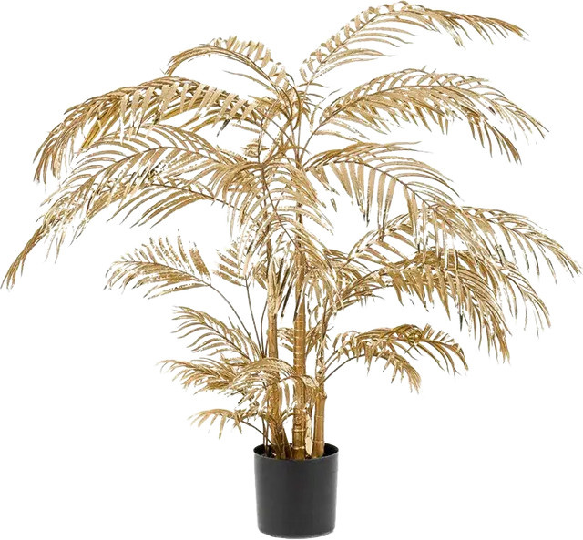 Künstliche Areca Palme Alonzo von Aplanta in Gold, Höhe: 145 cm - Bild 1