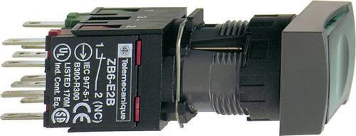 Schneider Electric XB6DW3B1B Leuchtdrucktaster Schwarz IP65 B/T/H: 57 x 24 x 18 mm - Bild 1
