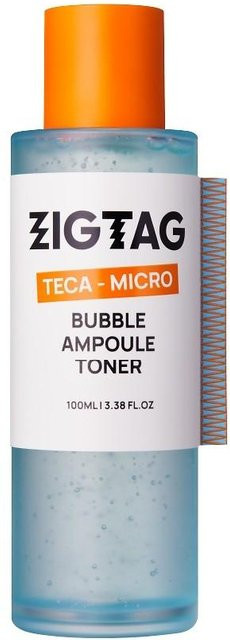 Zigtag Skin Teka Microbubble Ampullen Toner, 100 ml, Centella Asiatica-Extrakt - Bild 1