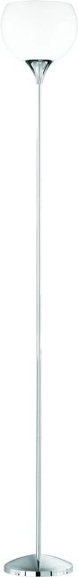 Reality Trio Stehlampe Pesaro mit weißem Acrylschirm und verchromtem Metallgestell, Höhe: 180 cm - Bild 1