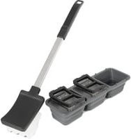 Broil King Grill-Reinigungsbürste aus Edelstahl und Kunststoff in Schwarz und Silber - Bild 1