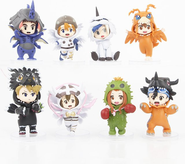 Bandai Digitale Monster-Actionfigur, 8-teiliges Set, Fantasy, Bunt / Mehrfarbig - Bild 1