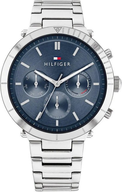 Tommy Hilfiger Armbanduhr, Edelstahl, Quarz, Blau, Damen - Bild 1