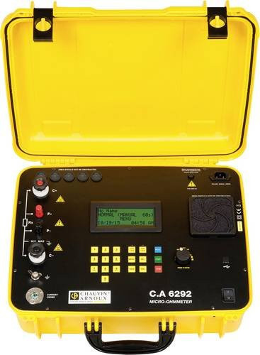 Chauvin Arnoux C.A 6292 Mikroohmmeter in Gelb - Bild 1