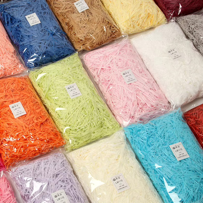 Raffi Buntes Crinkle-Papier als Bastelmaterial und Füllstoff für Geschenkboxen, Hochzeit und Party, Mehrfarbig, 10g oder 30g - Bild 3