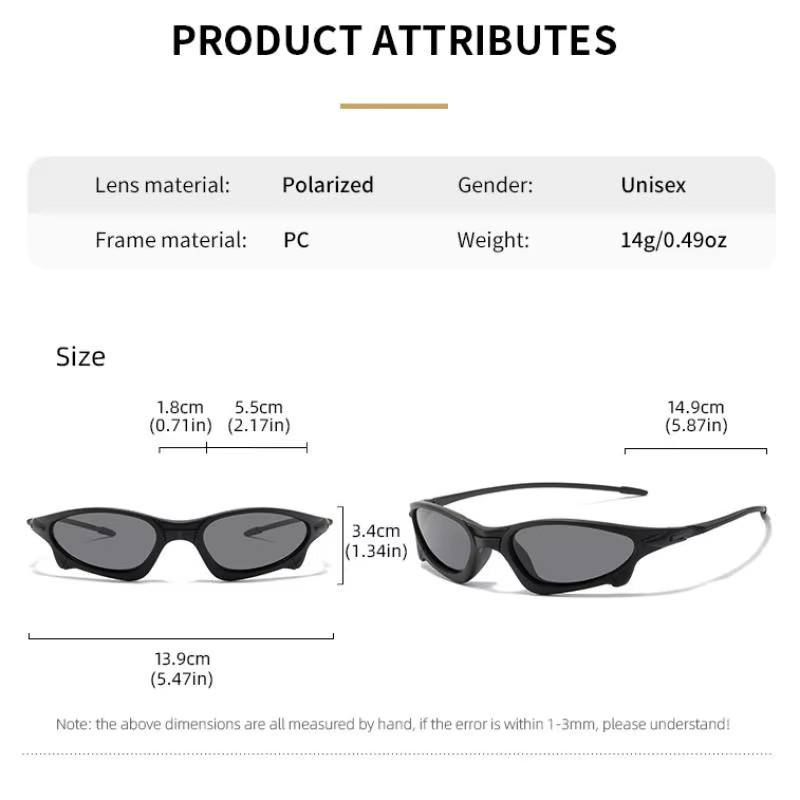 HONKAN.WZ Sonnenbrille, Herren, Vollrand, Schwarz, Kunststoff, polarisiert - Bild 3