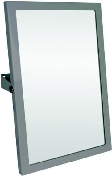 Brillantbad BELP Kippspiegel aus Edelstahl poliert in Silber, B/H/T: 40 x 60 x 12 cm - Bild 1
