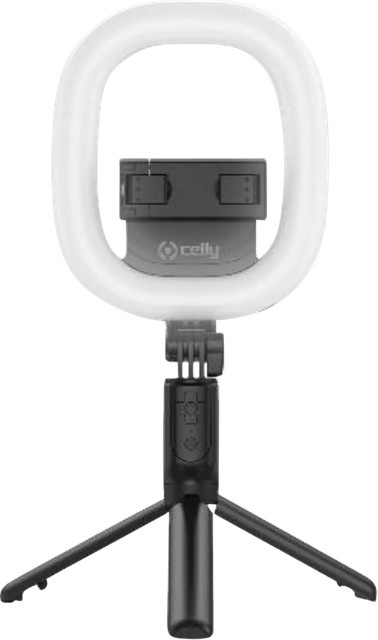 Celly Ring Light Tripod Compact Bluetooth Ring Flash in Weiß - Bild 1
