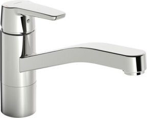 Hansa Spültisch-Einhebelmischer HANSAPOLO Eco in Chrom mit schwenkbarer Auslaufhöhe 21,5 cm - Bild 1