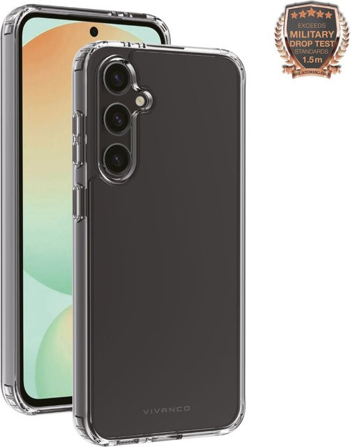 Vivanco Anti-Shock Schutzhülle für Galaxy S24 FE, transparent - Bild 1