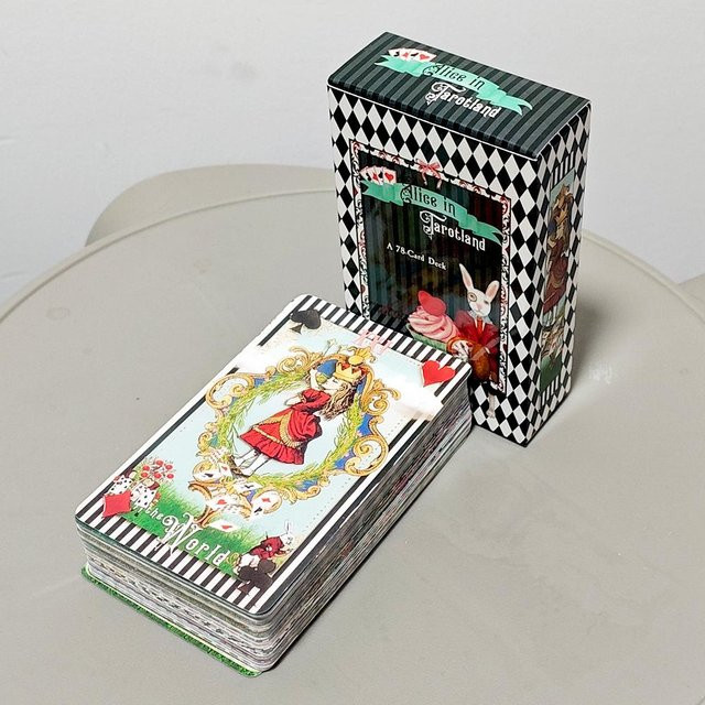 Tarotwitch Alice im Tarotland, Tarot-Deck, 78 Karten, schwarz - Bild 1