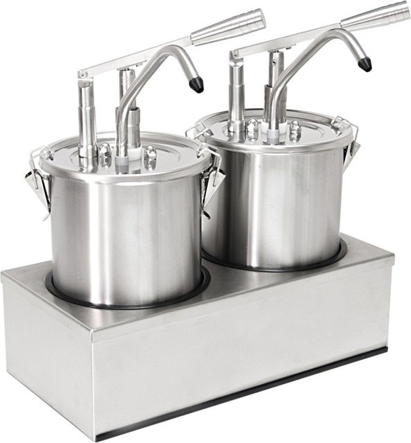 Schneider Hebel Dosierspender aus Edelstahl in Silber, Volumen: 4500 ml, B/T/H: 40 x 20 x 44 cm - Bild 1