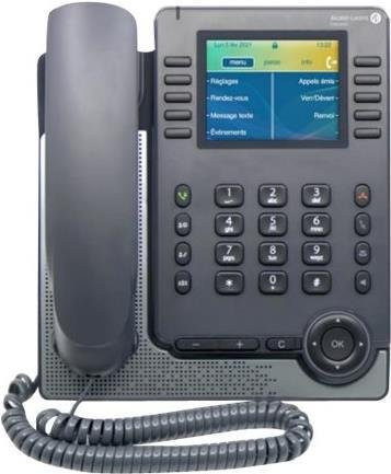 Alcatel-Lucent Enterprise ALE-30h Essential DeskPhone VoIP Digitaltelefon in Grau mit Hands-free und Ethernet/LAN - Bild 1