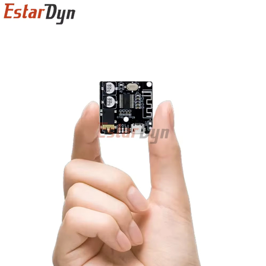 Estardyn Bluetooth 5.0 Audio-Empfänger-Modul in Schwarz mit MP3-Decoder, AUX, TF-Karte und USB-Wiedergabe für DIY Car Home Stereo Lautsprecher - Bild 3