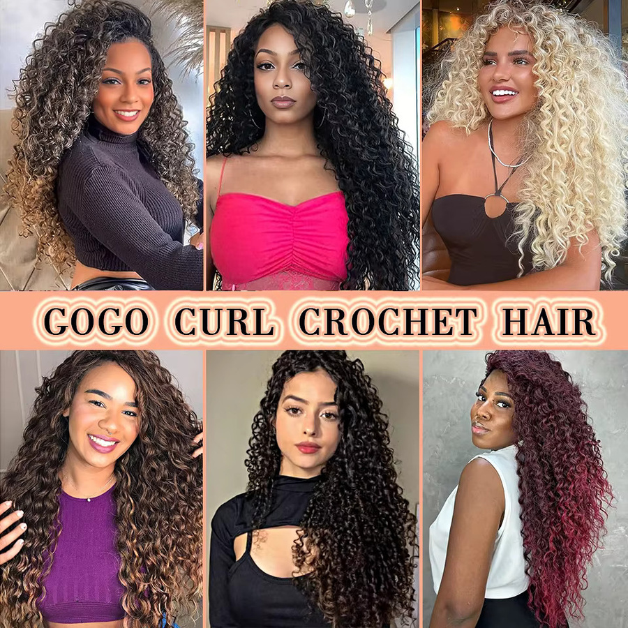 Bewill GoGo Curl Häkelhaar, Blond, Lockig, Synthetisch - Bild 4