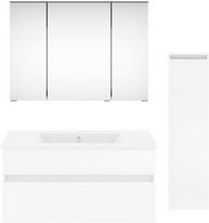 Get2You Badmöbel-Set twenty one, 4-teilig, Weiss, B/H/T: 92 x 1,5 x 51 cm - Bild 1