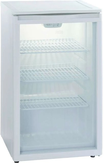 PKM Glastür-Kühlschrank GKS102 Weiß - Bild 1