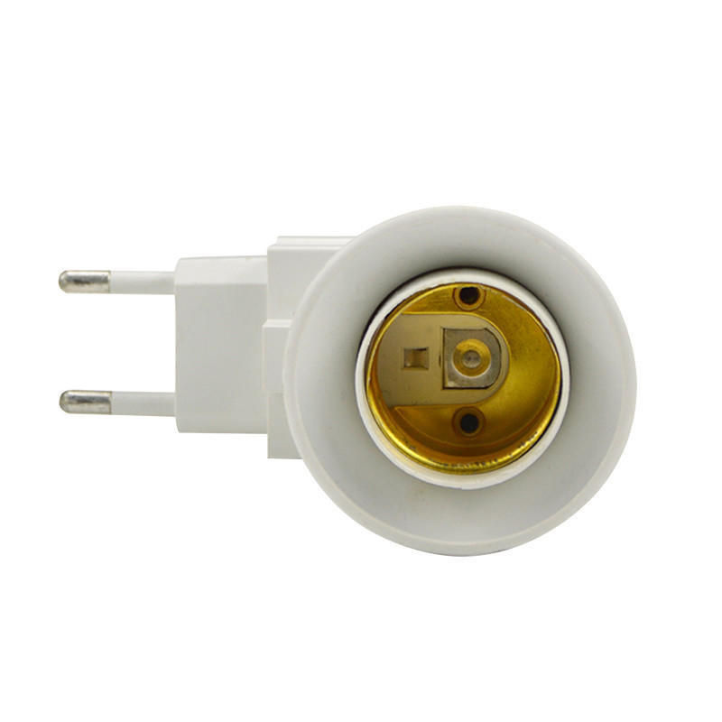 2 Stück Sweet Lovely Glühbirnenfassung E27 mit EU-Stecker und Ein-/Aus-Schalter in Weiß - Bild 2