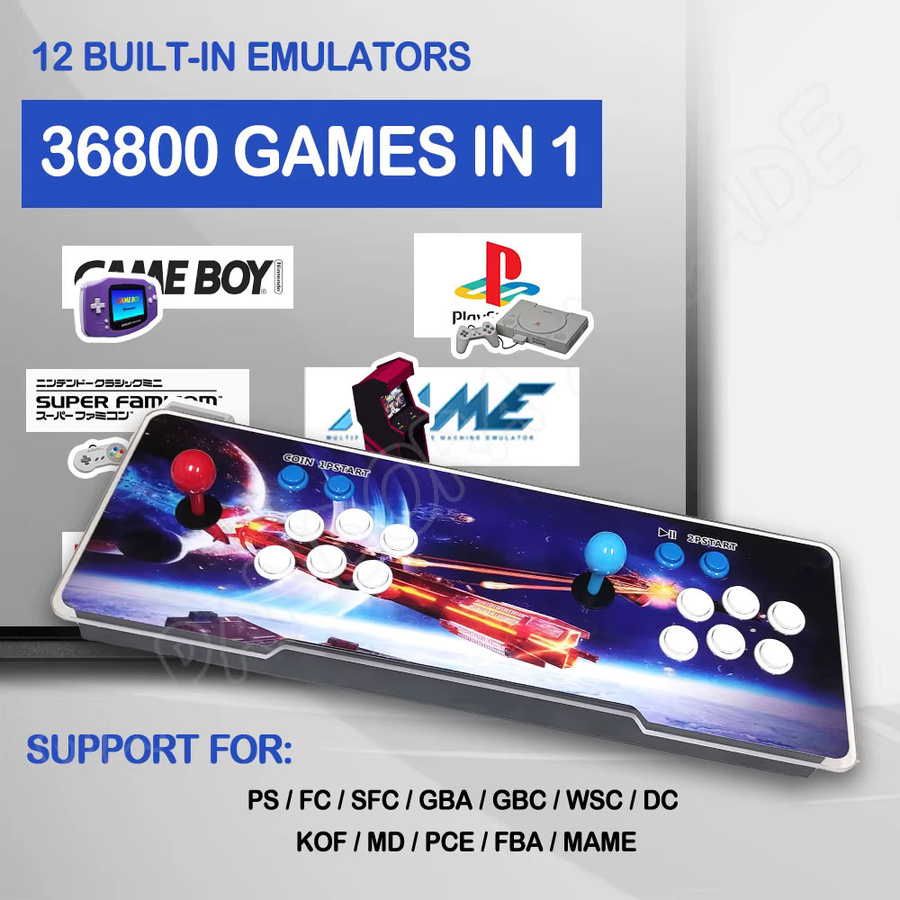 Pandora SAGA EX 3D WIFI Arcade Konsole mit 36800 in 1 Spielen und Multiplayer Joysticks für Retro Videospiele - Bild 3