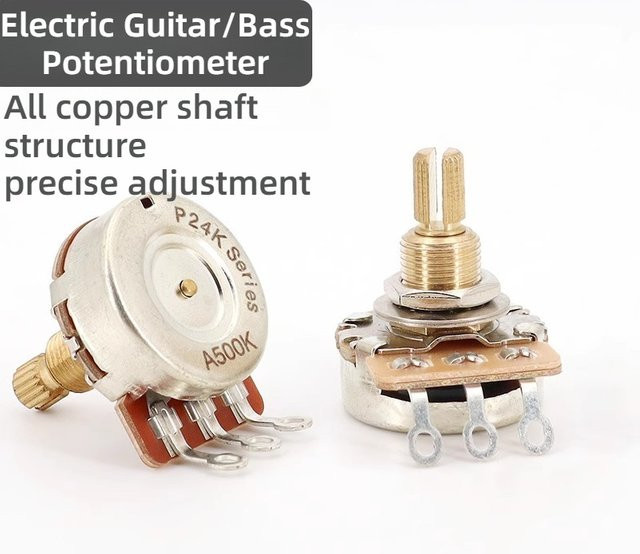 Mling Kupfer-Potentiometer für E-Gitarre in Braun - Bild 1