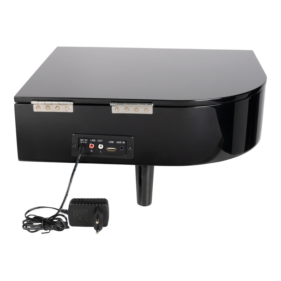 Plattenspieler Piano mit Bluetooth in Schwarz oder Weiß - Bild 2