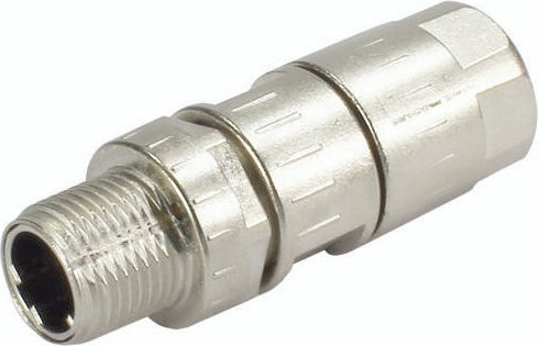 HARTING Kabelsteckverbinder 21038811405 in Silber mit 4 Polen aus Kunststoff - Bild 1