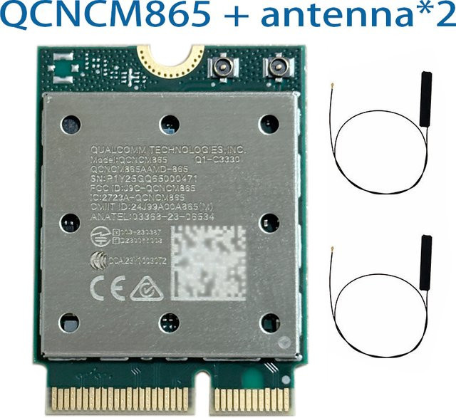 WDXUN WiFi 7 QCNCM865 Combo-Modul mit Bluetooth 5.3, bis zu 5,8 Gbps und 4K QAM, unterstützt Wi-Fi 6E und Wi-Fi 6 802.11ax - Bild 1