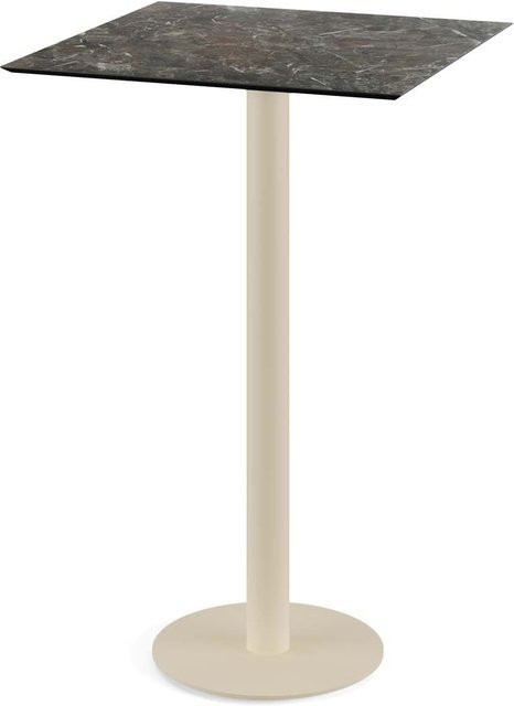 Feros Urban Stehtisch mit HPL-Platte in Sand und Mehrfarbig, B/T/H: 70 x 70 x 109,2 cm - Bild 1