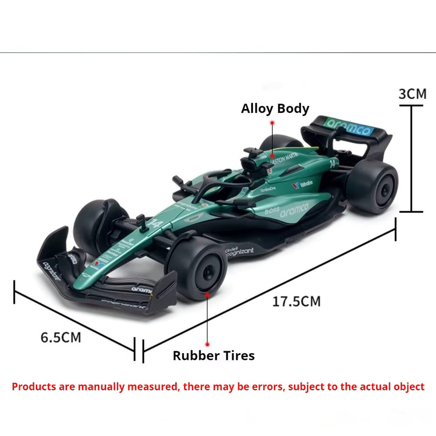 MAKEDA F1 Miniaturmodell Supersportwagen, 1:32, Metall, Grün - Bild 2