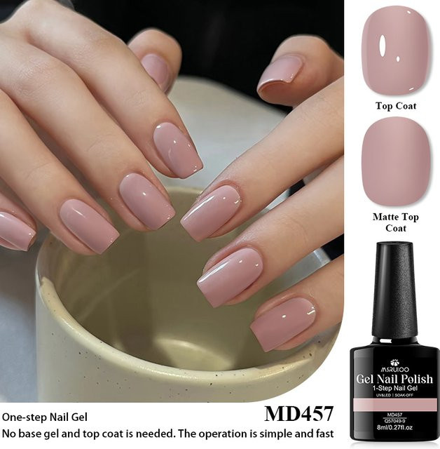 MSRUIOO 1-Schritt-Nagelgel, 8 ml, glänzend, Damen - Bild 1