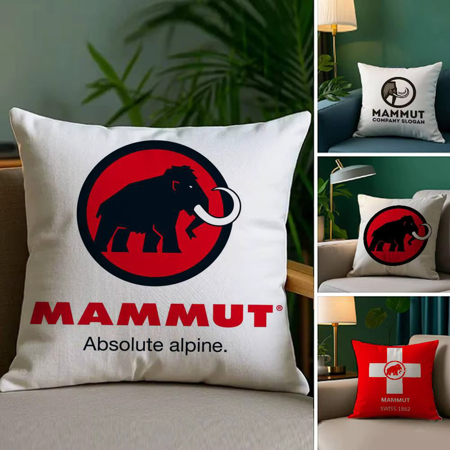 MAMMUT Kissenbezug aus Mikrofaser mit doppelseitigem Logo-Druck in Plüsch-Qualität - Bild 2