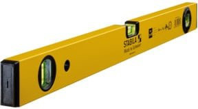 STABILA Wasserwaage Type 70 W aus Aluminium in Gelb, Länge: 60 cm - Bild 1
