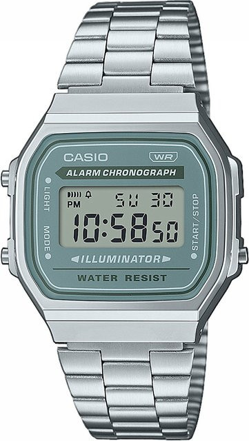Casio Digitaluhr, Quarz, Edelstahl, Grün, 36 mm, Herren - Bild 1