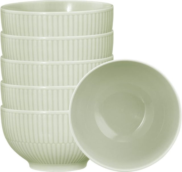Seltmann Weiden Cappuccinoschalen Amina aus Porzellan, Weiß, 6er Set, 400 ml - Bild 1