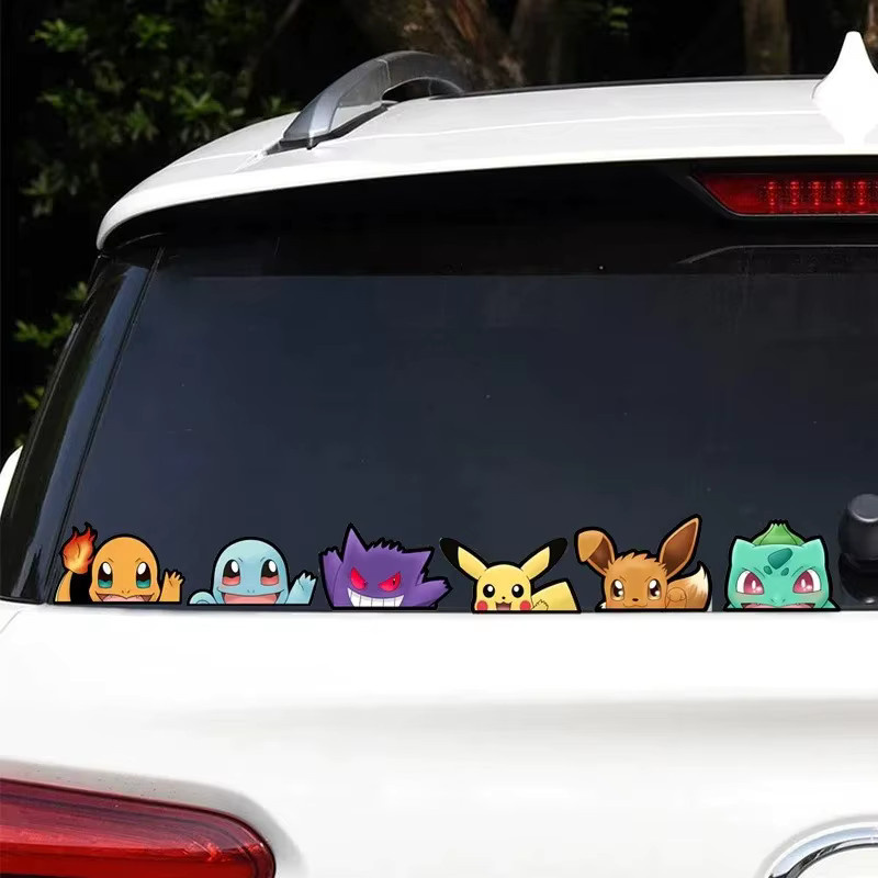 Bandai Pokémon Kreative Auto Aufkleber, Zubehör, Bunt / Mehrfarbig - Bild 3