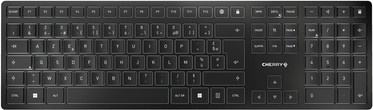 CHERRY KW 9100 SLIM Kabellose Tastatur mit Bluetooth 4.0 und 2.4 GHz, AZERTY Französisch, CHERRY SX Membran-Tastenschalter, Schwarz-Silber - Bild 1