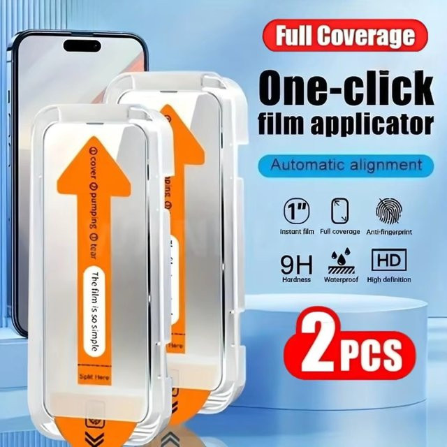 Staubfreier HD Displayschutz aus gehärtetem Glas für Xiaomi Redmi Note Serie in Transparent - Bild 1
