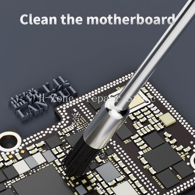 Lanrui QB95 Staubreinigungsbürsten Set für Motherboards, Anschlüsse und Lautsprecher, 10 Stück pro Box - Bild 1
