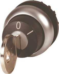 Eaton Schlüsseltaste 2-stufig Silber IP66 M22-WRS-MS2 - Bild 1