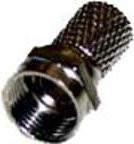 E+P Elektrik F-Connector Stecker 7mm in Silber - Bild 1