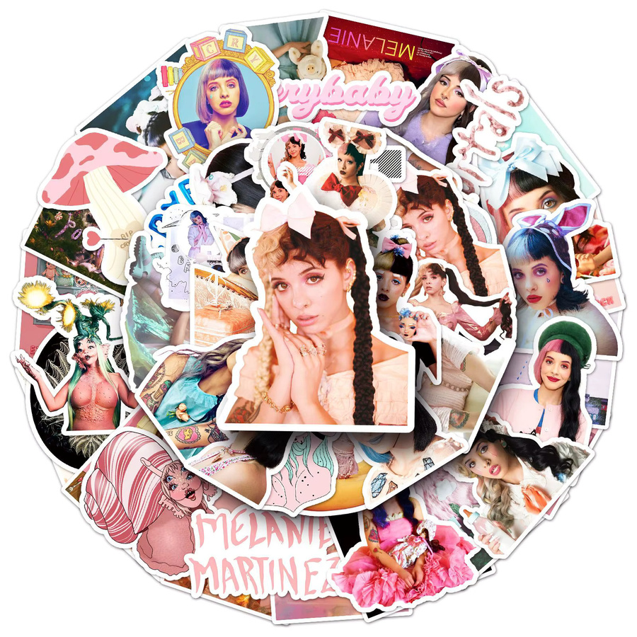 Bandai Melanie Martinez, Dekorative Aufkleber, 50-teiliges Set, Bunt - Bild 3