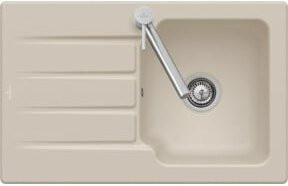 Villeroy & Boch Spüle Architectura CeramicPlus in Beige mit Ablaufgarnitur und Exzenter - Bild 1