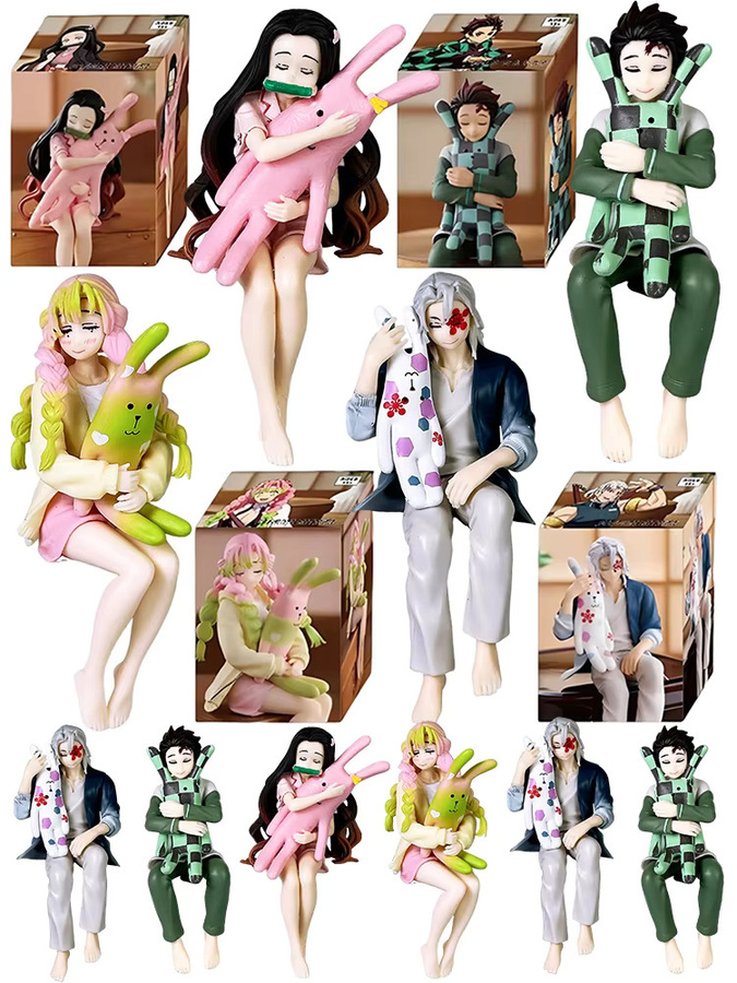 Bandai Demon Slayer Schlafanzug-Sitzfigur, Einzelfigur, Bunt / Mehrfarbig - Bild 3