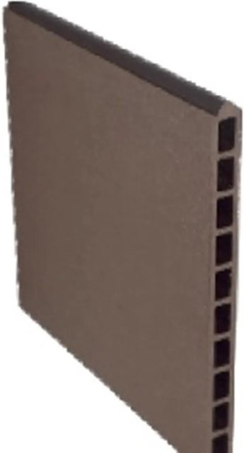 T & J WPC-Lamellen-Steckzaunsystem Tjörn-Serie Schokobraun B: 24,5 cm, H: 179,5 cm, T: 2 cm - Bild 1